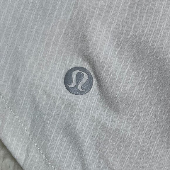 Lululemon LW7AVLT Women's White Speed Up Long Updated Fit Shorts Size 4 - Picture 7 of 12